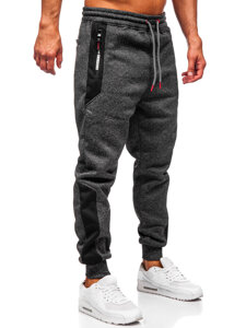 Uomo Pantaloni jogger da tuta caldi Grafite Bolf Q1100