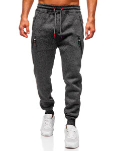 Uomo Pantaloni jogger da tuta caldi Grafite Bolf Q1104