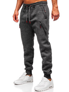 Uomo Pantaloni jogger da tuta caldi Grafite Bolf Q1104