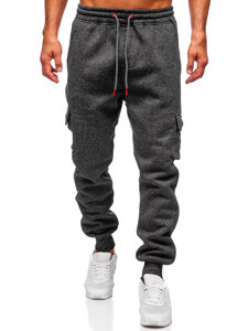 Uomo Pantaloni jogger da tuta caldi Grafite Bolf Q1108