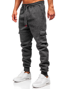 Uomo Pantaloni jogger da tuta caldi Grafite Bolf Q1108