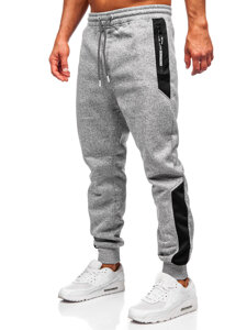 Uomo Pantaloni jogger da tuta caldi Grigio Bolf Q1100