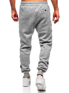 Uomo Pantaloni jogger da tuta caldi Grigio Bolf Q1100