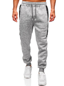 Uomo Pantaloni jogger da tuta caldi Grigio Bolf Q1102