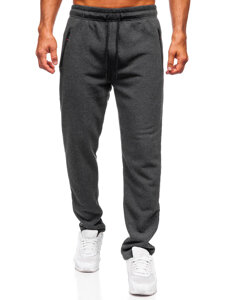 Uomo Pantaloni jogger da tuta spessi Antracite Bolf JX6279