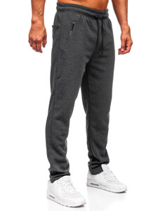 Uomo Pantaloni jogger da tuta spessi Antracite Bolf JX6279