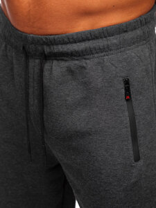 Uomo Pantaloni jogger da tuta spessi Antracite Bolf JX6279