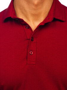 Uomo Polo in cotone a maniche lunghe Bordo Bolf 5119