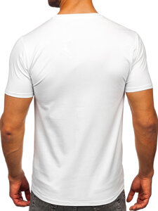 Uomo T-shirt basic Bianco Bolf M216