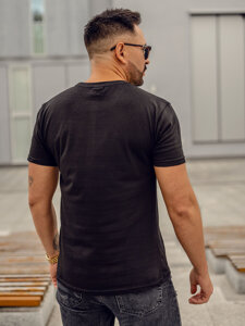 Uomo T-shirt con stampa Nero Bolf 181519A